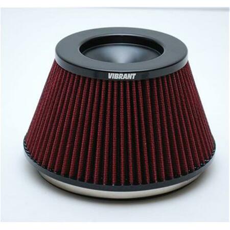 VIBRANT 10960 Washable-Reusable Air Filter- Red V32-10960